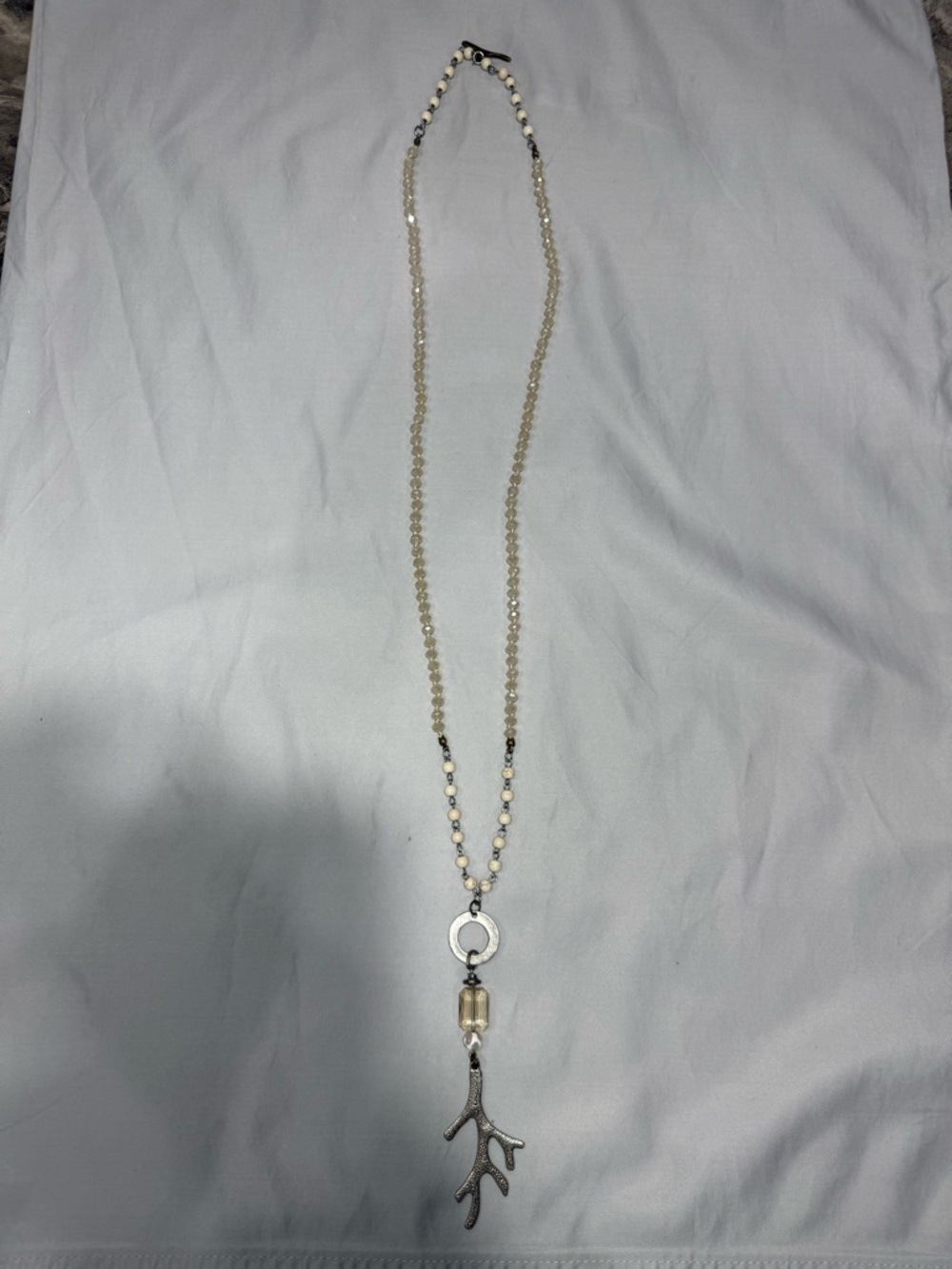 Beaded 2-way necklace
